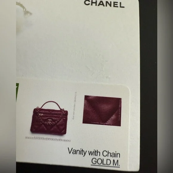CHANEL Empty Gift Box for Vanity / Chain Bag